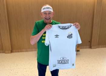 Havan é anunciada como nova patrocinadora do Santos no dia da reestreia de Neymar