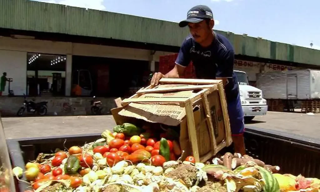 desperdício de alimentos