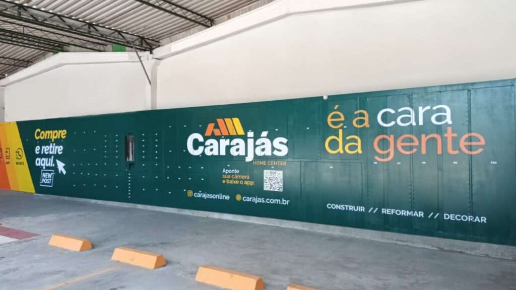 Carajás lança locker, reduz espera em 30 minutos e aumenta conversão em 80%