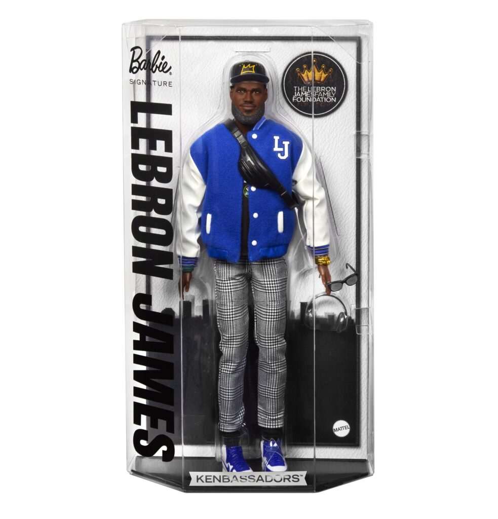 LeBron James, astro do basquete, é o primeiro homem real a se transformar em boneco Ken