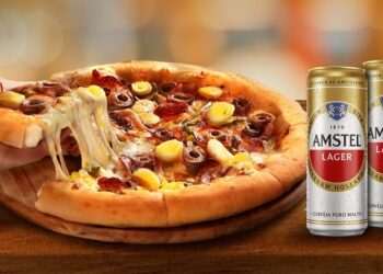 Domino’s oferece Amstel em dobro em ação especial de abril