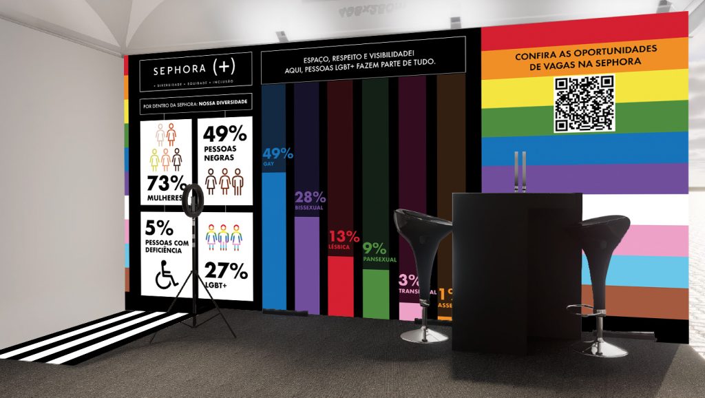 Sephora promeve empregabilidade de grupos minorizados na Feira da Diversidade