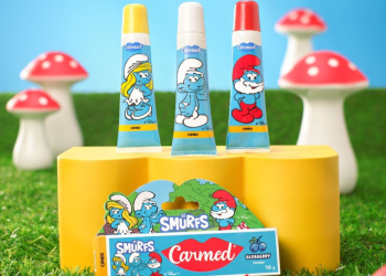Carmed Smurfs vende 2 milhões de unidades e injeta R$ 50 milhões em 10 mil farmácias