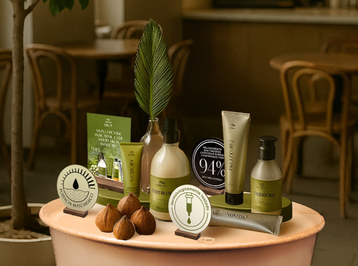 Natura promove relançamento da linha Ekos Andiroba com inauguração de café em São Paulo