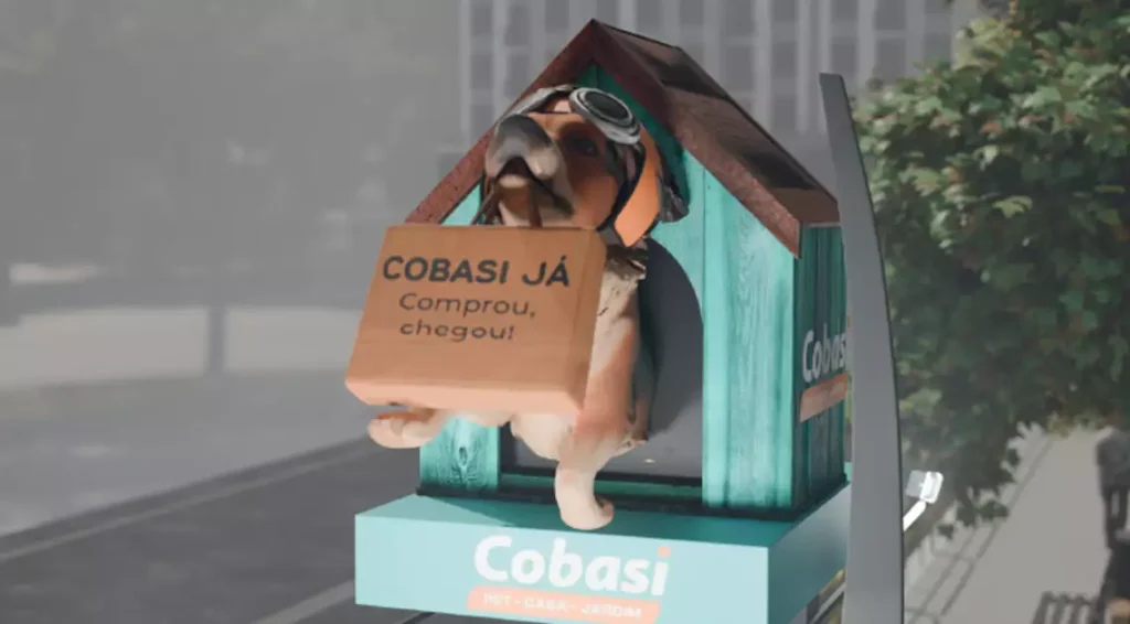 Cobasi promove ação no Méqui 1000, na Paulista, para divulgar serviço de entrega rápida