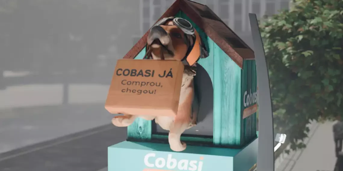 Cobasi promove ação no Méqui 1000, na Paulista, para divulgar serviço de entrega rápida